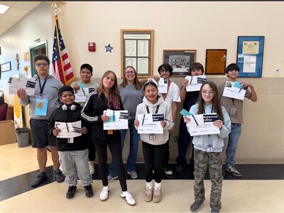 Alamogordo Kiwanis Club Celebrates Most Improved Students for Fall 2025 at Mountain View and Chaparral Middle Schools