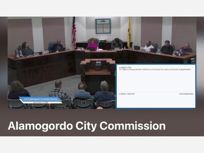 Alamogordo City Commission Meeting Agenda Packed with Key Decisions March 10 Public Comment Encouraged 