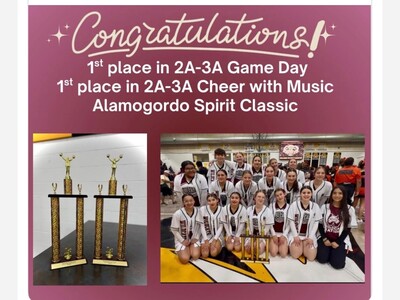 Tularosa and Alamogordo Cheer Teams Dominate at Alamogordo Spirit Classic