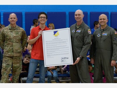 Holloman AFB Celebrates Military Youth Resilience as 2026 New Mexico Military Youth of the Year Signs Month of the Military Child Proclamation