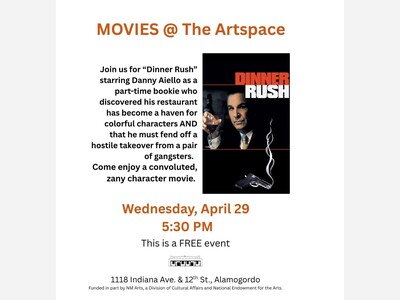 Save the Date: Classic Indie Film “Dinner Rush” Screens at Otero Artspace on April 29 – A Delicious Blend of Comedy, Drama, and Thriller