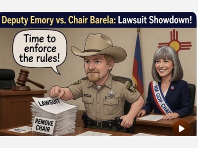 The Law vs. The Chair: How Retiring Deputy Sheriff Johnathan Emory Becomes the Face of New Mexico’s Republican Reckoning Against Amy Barela and the Establishment 