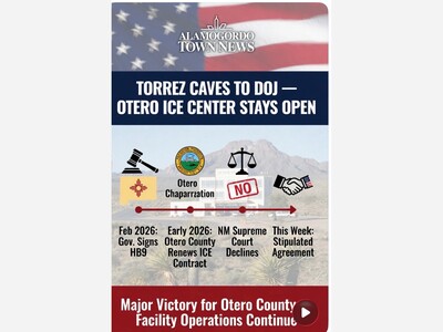Torrez Caves — DOJ Forces New Mexico to Stand Down on HB9 Enforcement Against Otero ICE Center