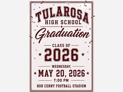 Tularosa Schools Announce Early Dismissal Wednesday Due to Rescheduled Graduation