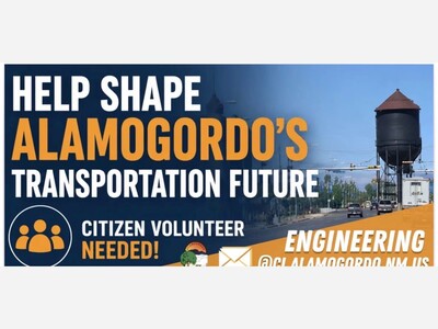 Alamogordo Seeks Citizen Volunteer for Transportation Management Plan Steering Committee