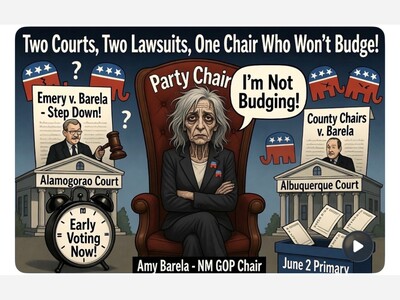 Two Courts, Two Lawsuits, One Chair Who Won't Budge: The Barela Legal Battle Comes Into Full View - A Clock ticking