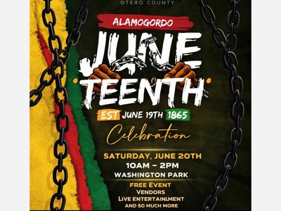 Juneteenth Celebration Reminder: Tomorrow in Alamogordo!