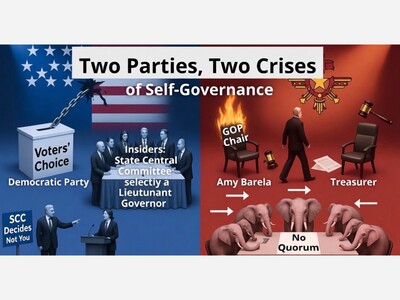 Two Parties, Two Crises of Self-Governance — and a Lieutenant Governor Pick That Voters Won’t Get to Make