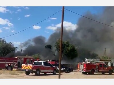 Tinsley Trailer Park Fire: Multi-Structure Blaze Prompts Large Emergency Response; Scene Secured for Investigation