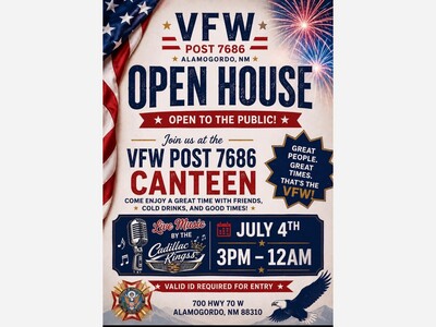 Alamogordo’s 4th of July Parade Returns with Community Pride — Followed by VFW Post 7686 Open House