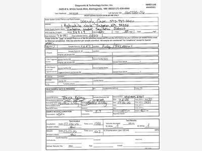 Timberon Water District Responds to Public Records Request on Water Testing, Insurance Data