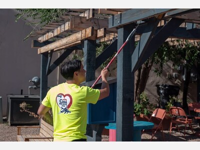Holloman airmen brighten New York Avenue while new businesses add energy to downtown Alamogordo