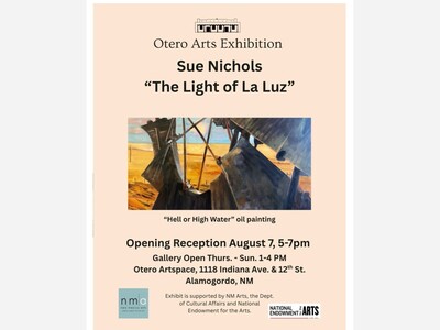 Otero Arts presents Sue Nichols’ “The Light of La Luz” at Artspace August 2026