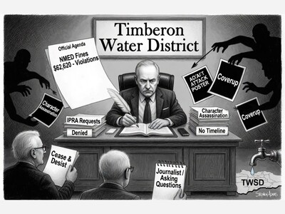 Timberon Water District’s Retaliation Campaign: Named in Fines, Attacked for Asking Questions