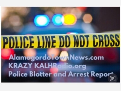 Alamogordo Police Department Reports Week of Activity from August 3-9, 2026