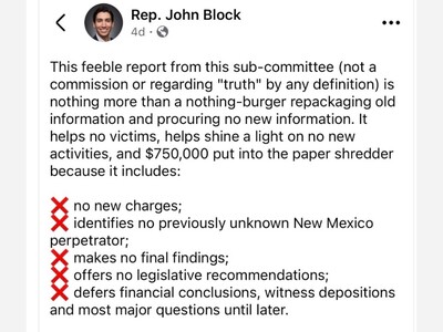 Federal Roadblocks and One Lawmaker's Shameful Attack: New Mexico Epstein Commission Faces Dual Resistance