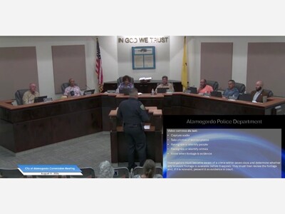 Alamogordo City Commission Moves Forward with 2 Year Flock Camera Contract