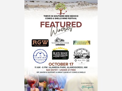 Save the Date Oct 17, 2026 Corks & Shells Returns: Thrive's Wine and Pistachio Festival Grows in Year Two