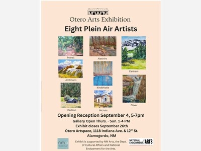 Eight Plein Air Artists to Open at Otero Artspace This Friday