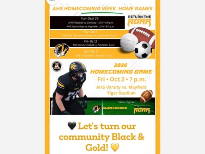 Alamogordo Goes Black & Gold for AHS Homecoming Week