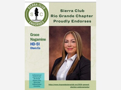 Sierra Club backs independent Grace Nagamine in Otero County House District 51 Race