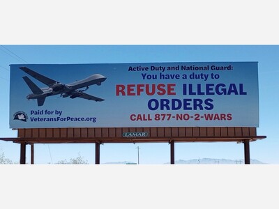 In a Military Town, Billboard Near Holloman Sparks Debate — but also Finds Advocates