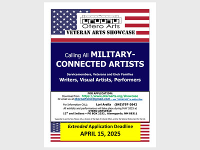 Veteran Arts Showcase ARTIST APPLICATION DUE APRIL 15, 2025