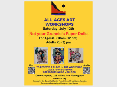 Not Your Granny's Paper Dolls Workshop Otero Arts