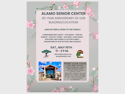 Alamogordo Senior Center 30 Year Location Anniversary Celebration 