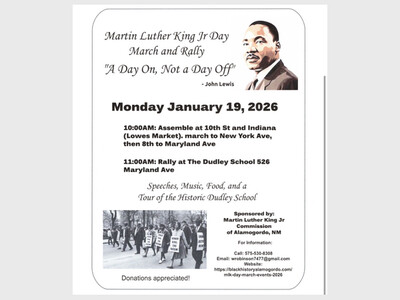 MLK Day March and Events 10 am
