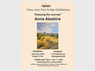 Free Art Exhibition Open Thursday thru Sunday 1 to 4 pm Otero Arts ongoing 