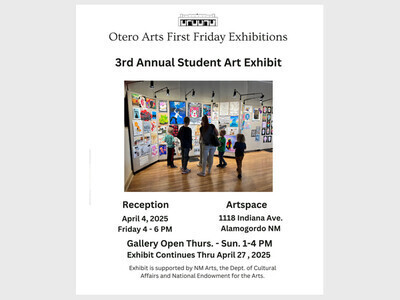 Otero Arts Student Art Show 2025 Free Open 1 pm to 4 pm