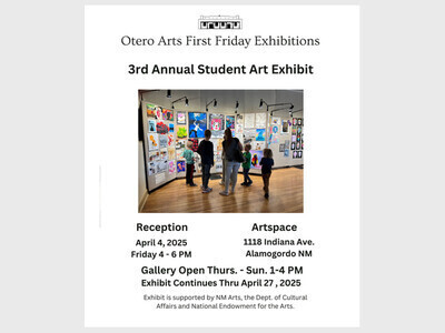 Otero Arts Student Art Show 2025 Free Open 1 pm to 4 pm