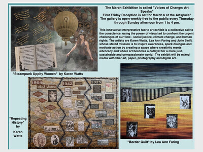 Voices of Freedom Fabric Exhibition 