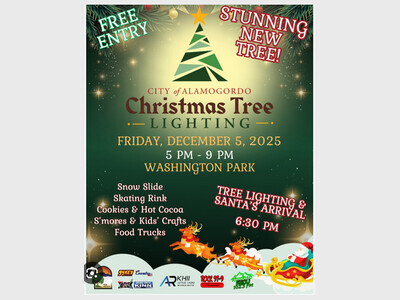 Alamogordo Christmas Tree Lighting Washington Park 