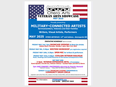 Civilian Veteran Dialogue- Music, Readings Candid Discourse on War Otero Arts