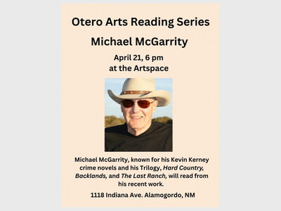 Author Michael McGarrity Featured at Otero Arts 