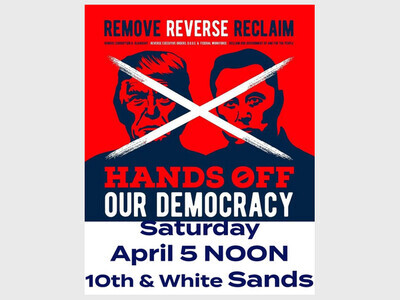 Hands OFF Our Democracy Protest